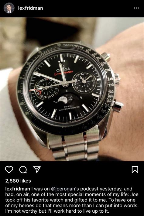 lex fridman omega watch